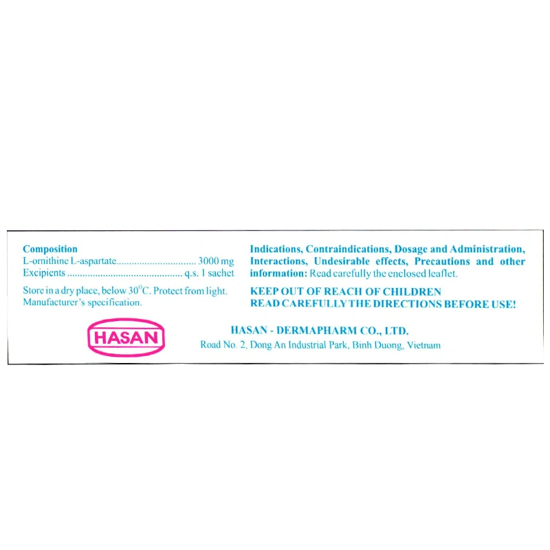 Ganasef 3000mg hỗ trợ điều trị các bệnh kèm theo và các biến chứng gây ra bởi gan (10 gói x 5g) - 3